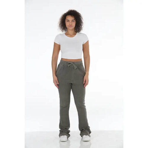 Corduroy Stacked Flare Sweatpants