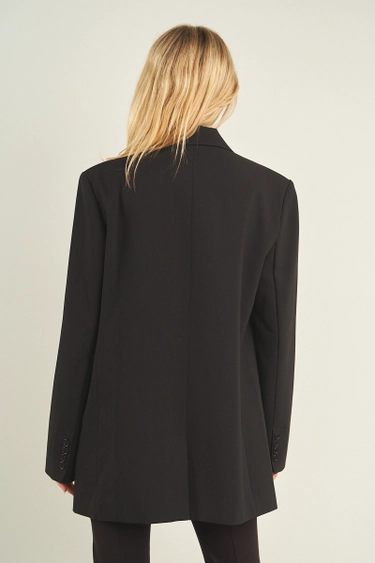 Oversized Two-Button Longline Blazer