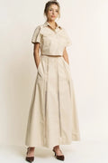 The Refined Escape Lace-Trim Skirt Set