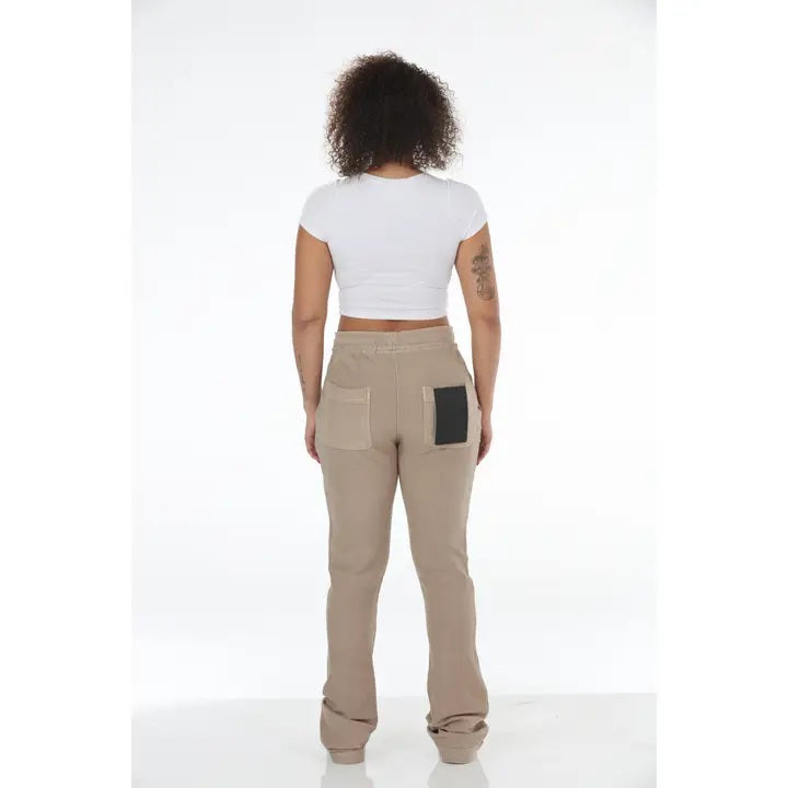 Corduroy Stacked Flare Sweatpants