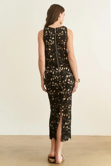 The Midnight Muse Crochet Skirt Set